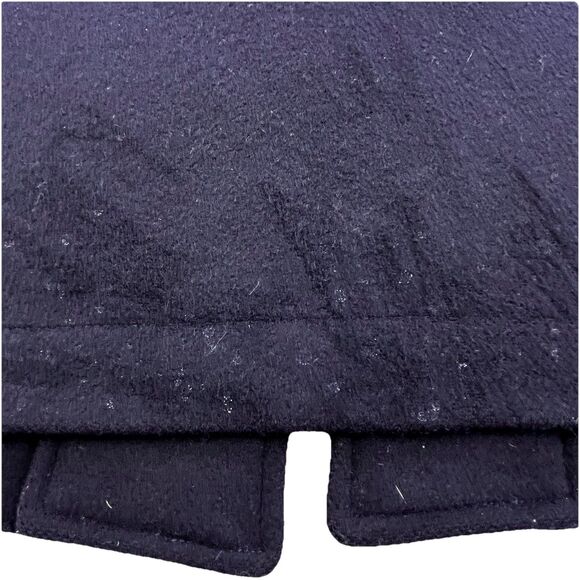 Vintage Polo Ralph Lauren Wool Toggle Coat Men’s XL Navy Twill Hooded Trench - Picture 12 of 15